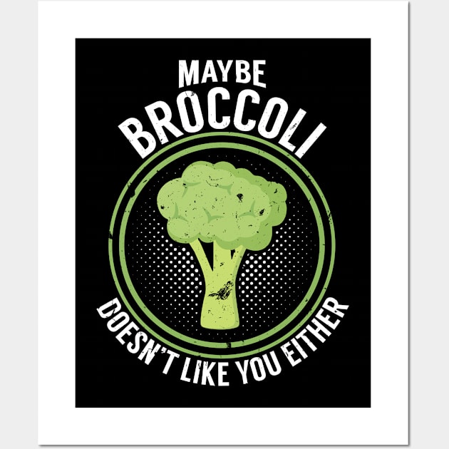 Broccoli broccoli Healthy food healthy meatless Wall Art by OfCA Design